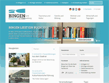 Tablet Screenshot of bingen.de